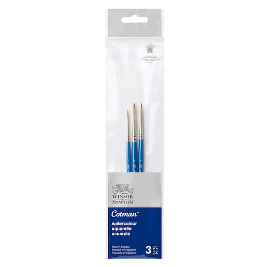 Winsor & Newton™ Cotman™ Watercolor 3 Piece Brush Set